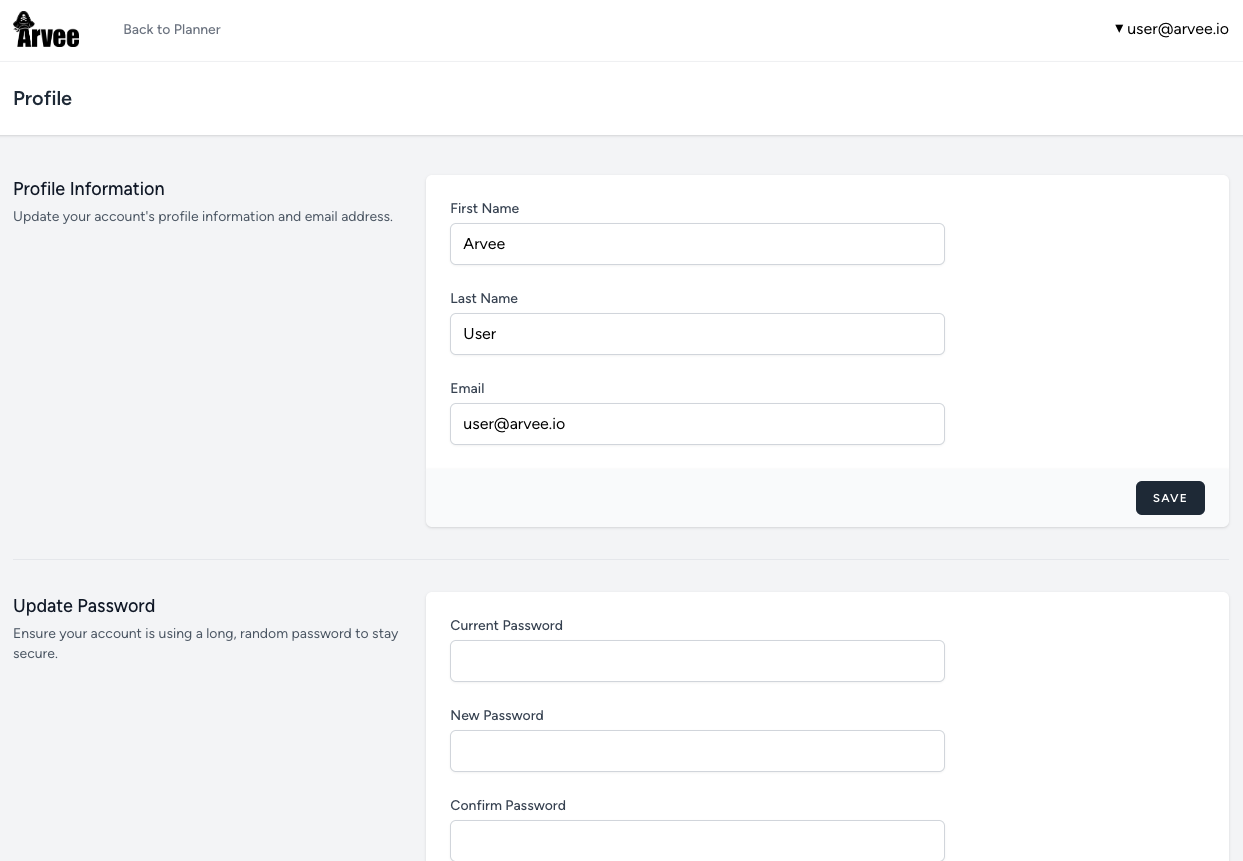 The Profile Page