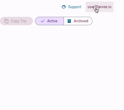 Your Profile Menu