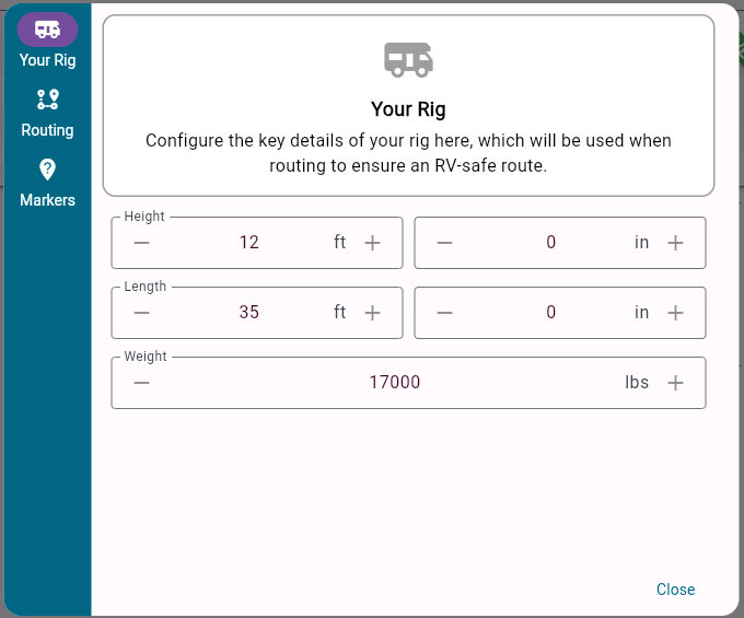 The Settings Dialog