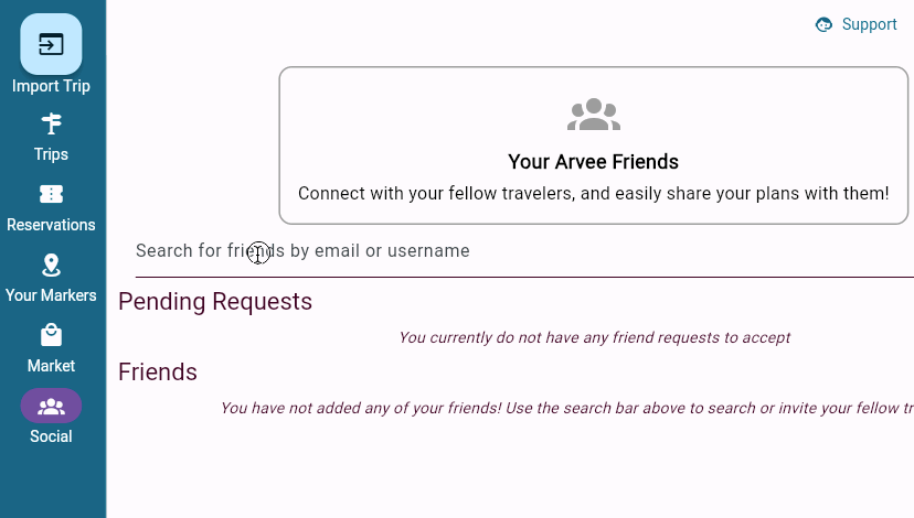 Searching for a friend