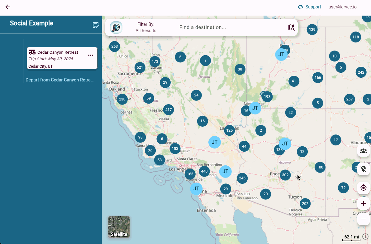 Toggling Social Markers